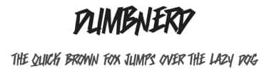 Dumbnerd by Wallace Chao — Script Handwritten Font — thumbnail 1