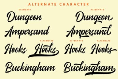 Dungeon Font by 78soeef Design — Script Handwritten Font — thumbnail 2