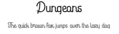 Dungeons by Rometheme Std — Script Handwritten Font — thumbnail 1