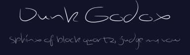 Dunk Godox by Em Nazar — Script Handwritten Font — thumbnail 2