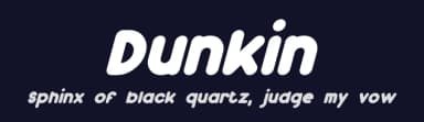Dunkin by Pixel Sagas — Sans Serif Font — thumbnail 2