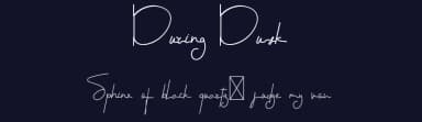 During Dusk by Edric Studio — Script Handwritten Font — thumbnail 2