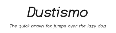 Dustismo by Cheapskate Fonts — Sans Serif Font — thumbnail 1