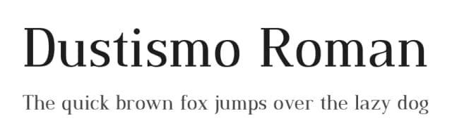 Dustismo Roman by Cheapskate Fonts — Serif Font
