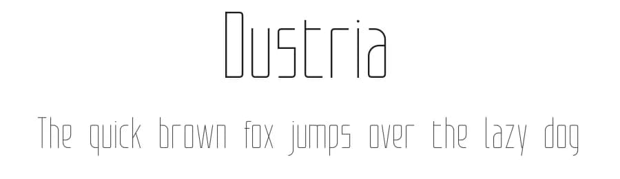 Dustria by Lerima — Sans Serif Font