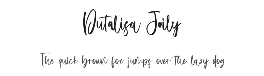 Dutalisa Joily by StringLabs Creative Studio — Script Handwritten Font