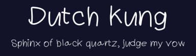 Dutch Kung by SddStudio1988 — Script Handwritten Font — thumbnail 2