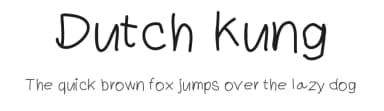 Dutch Kung by SddStudio1988 — Script Handwritten Font — thumbnail 1