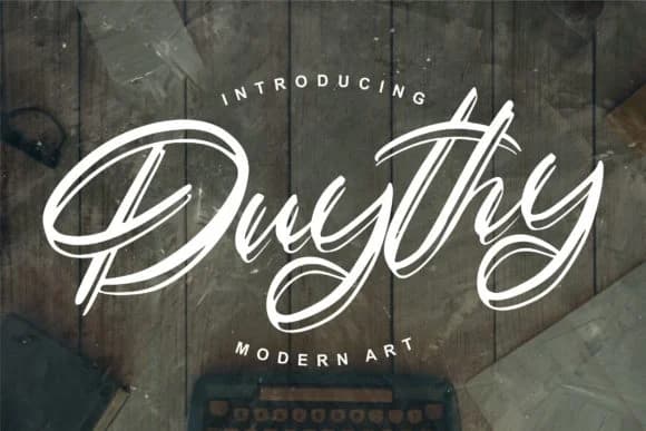 Duythy Font by Vunira — Script Handwritten Font
