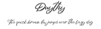 Duythy by Vunira Design — Script Handwritten Font — thumbnail 1