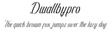 Dwallbypro by Muhammad Ahwal Bobby — Script Handwritten Font — thumbnail 1