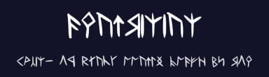 Dwarvinian by Justin Carver — Dingbats Font — thumbnail 2