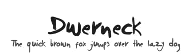 Dwerneck by Empire of Dust — Script Handwritten Font — thumbnail 1