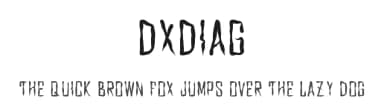 Dxdiag by Bastian Ahad — Script Handwritten Font — thumbnail 1
