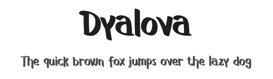 Dyalova by Eddy Goodboy — Script Handwritten Font