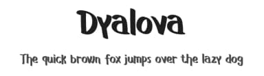 Dyalova by Eddy Goodboy — Script Handwritten Font — thumbnail 1