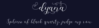 Dyana by Yesie Erma Yunita — Script Handwritten Font — thumbnail 2