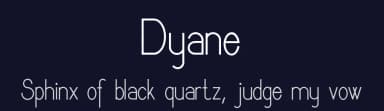 Dyane by Digital Typeface Studio — Sans Serif Font — thumbnail 2
