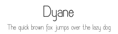 Dyane by Digital Typeface Studio — Sans Serif Font — thumbnail 1