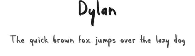 Dylan by Dylan Culhane — Script Handwritten Font