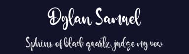 Dylan Samuel by Kong Font — Script Handwritten Font — thumbnail 2