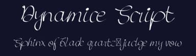 Dynamice Script by Edric Studio — Script Handwritten Font — thumbnail 2
