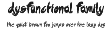 Dysfunctional Family by JSH creates — Script Handwritten Font — thumbnail 1