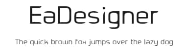 EaDesigner by Edgar Sarmiento — Sans Serif Font — thumbnail 1