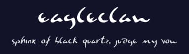 Eagleclaw by Iconian Fonts — Script Handwritten Font — thumbnail 2