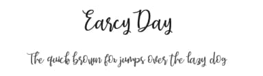 Earcy Day by Masanis Studio — Script Handwritten Font — thumbnail 1