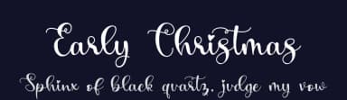 Early Christmas by Letterafa Studio — Script Handwritten Font — thumbnail 2