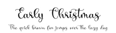 Early Christmas by Letterafa Studio — Script Handwritten Font — thumbnail 1