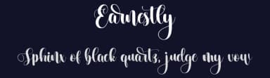 Earnestly by Bearytype — Script Handwritten Font — thumbnail 2
