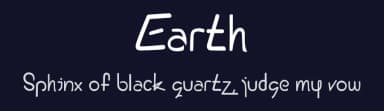 Earth by balazs95 — Script Handwritten Font — thumbnail 2