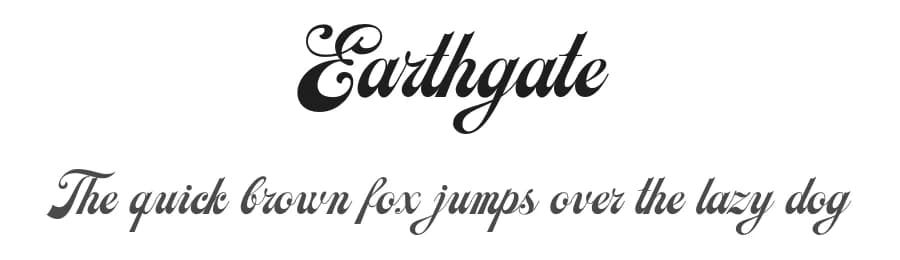Earthgate by Letterhend Studio — Script Handwritten Font