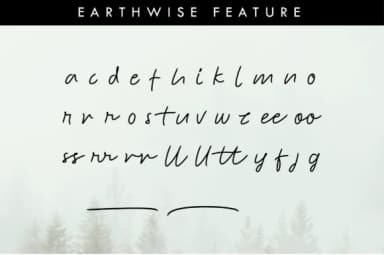 Earthwise Font by 78soeef Design — Script Handwritten Font — thumbnail 8