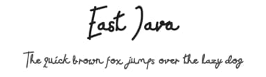 East Java by ManekaDesign — Script Handwritten Font — thumbnail 1