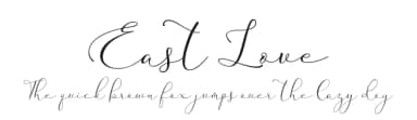 East Love by Sarif Letter — Script Handwritten Font — thumbnail 1