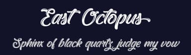 East Octopus by Typhoon Type - Suthi Srisopha — Script Handwritten Font — thumbnail 2