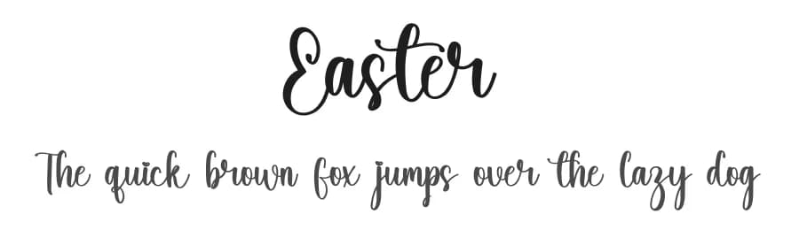 Easter by Inermedia Studio — Script Handwritten Font