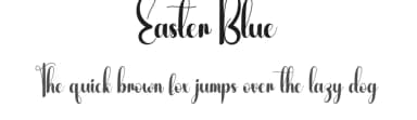 Easter Blue by Andi Moz — Script Handwritten Font — thumbnail 1