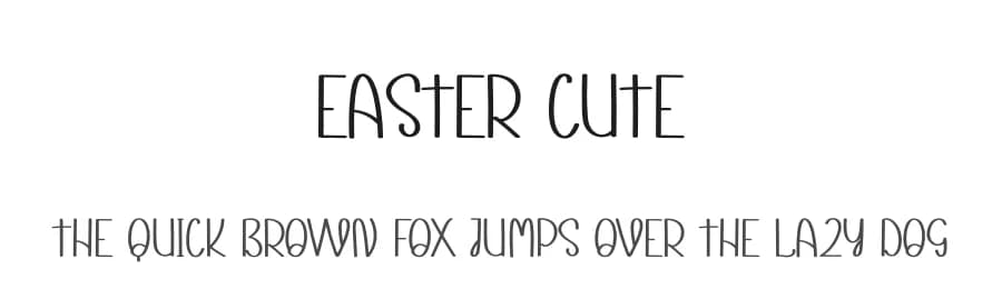 Easter Cute by Andi Moz — Script Handwritten Font
