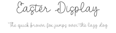 Easter Display by Fillo Graphic — Script Handwritten Font — thumbnail 1