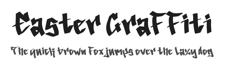 Easter Graffiti by Yoga Letter — Script Handwritten Font