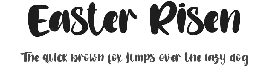 Easter Risen by Letterara — Script Handwritten Font