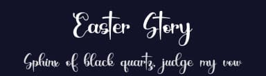 Easter Story by Letterafa Studio — Script Handwritten Font — thumbnail 2