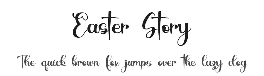 Easter Story by Letterafa Studio — Script Handwritten Font