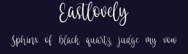 Eastlovely by Allouse Studio — Script Handwritten Font — thumbnail 2