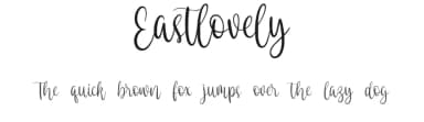Eastlovely by Allouse Studio — Script Handwritten Font — thumbnail 1