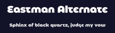 Eastman Alternate by Zetafonts — Sans Serif Font — thumbnail 2